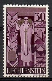 Znaczek Liechtenstein 1959