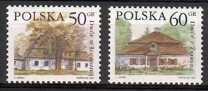 Znaczek Polska 1997 Mi 3645-3646 Fi 3497-3498 Czyste **