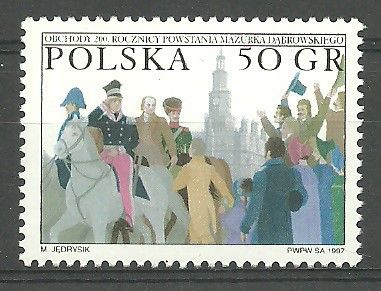 Znaczek Polska 1997 Mi 3666 Fi 3518 Czyste **