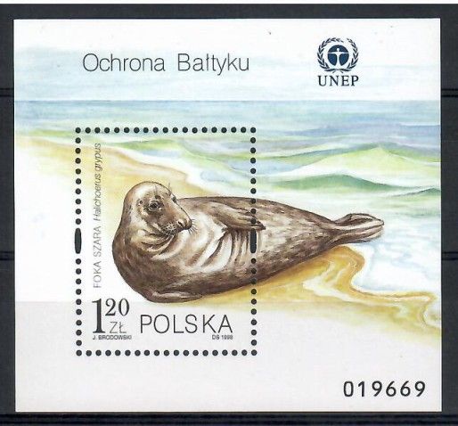 Znaczek Polska 1998 Mi bl 132 Fi bl 162 Czyste **