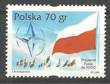 Znaczek Polska 1999 Mi 3761 Fi 3613 Czyste **