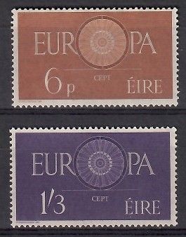 Znaczek Irlandia 1960 Mi 146-147 Czyste **