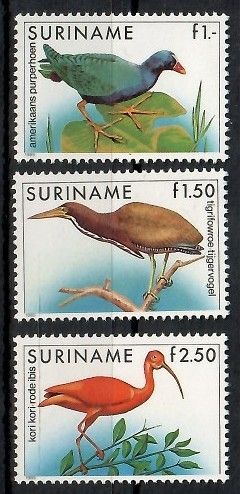 Znaczek Surinam 1985 Mi 1146-1148 Czyste **