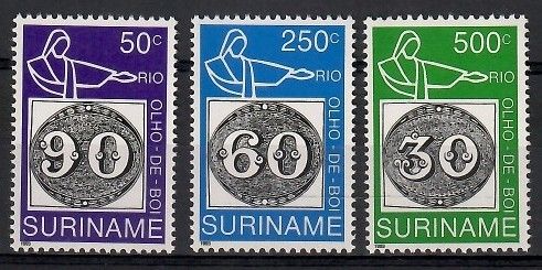 Znaczek Surinam 1993 Mi 1450-1452 Czyste **