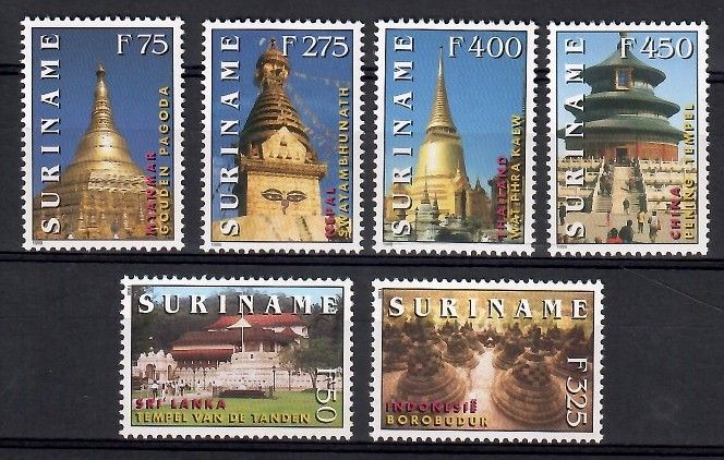 Znaczek Surinam 1998 Mi 1652-1657 Czyste **