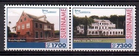 Znaczek Surinam 2001 Mi 1789-1790 Czyste **