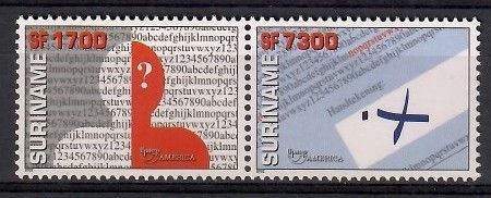 Znaczek Surinam 2002 Mi 1842-1843 Czyste **