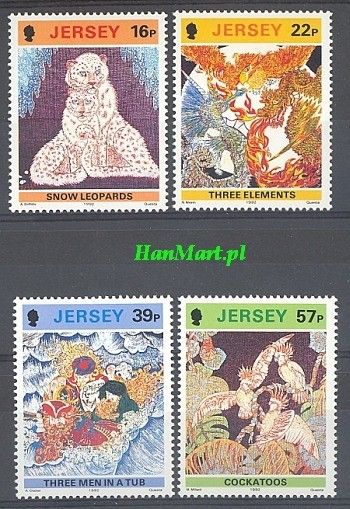 Znaczek Jersey 1992 Mi 581-584 Czyste **