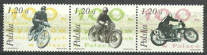 Znaczek Polska 2003 Mi 4073-4075 Fi 3923-3925 Czyste **