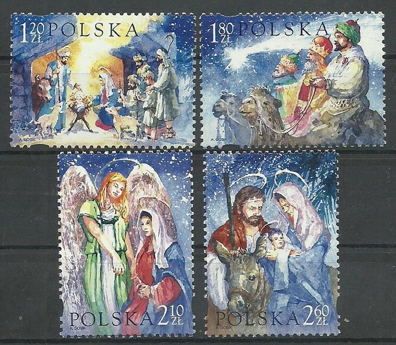 Znaczek Polska 2003 Mi 4083-4086 Fi 3933-3936 Czyste **