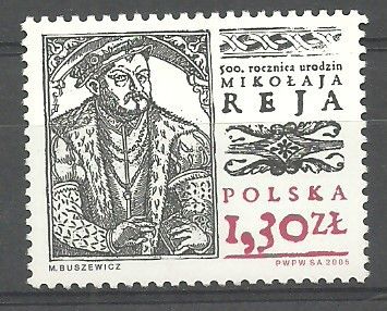 Znaczek Polska 2005 Mi 4169 Fi 4019 Czyste **