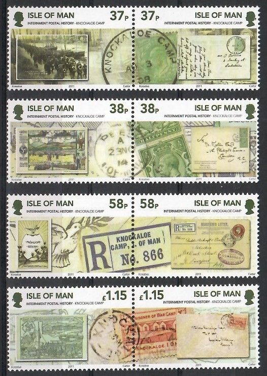 Znaczek Wyspa Man 2011 Mi 1701-1708 Czyste **