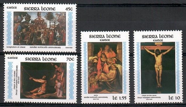 Znaczek Sierra Leone 1985 Mi 813-816 Czyste **