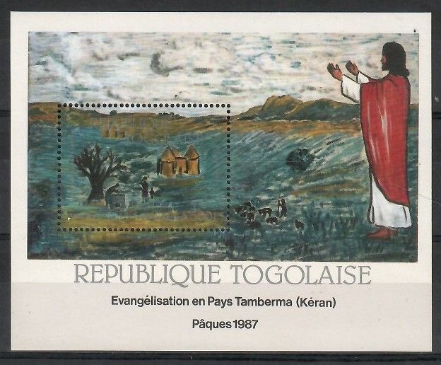 Znaczek Togo 1987 Mi bl 294 Czyste **