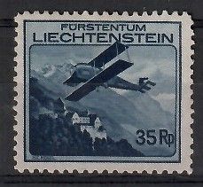 Znaczek Liechtenstein 1930