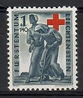 Znaczek Liechtenstein 1945