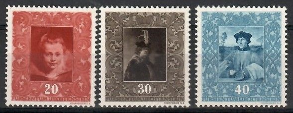 Znaczek Liechtenstein 1949
