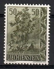 Znaczek Liechtenstein 1958