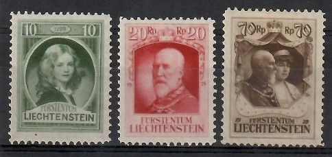 Znaczek Liechtenstein 1929