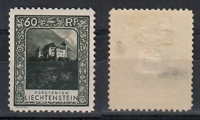 Znaczek Liechtenstein 1925