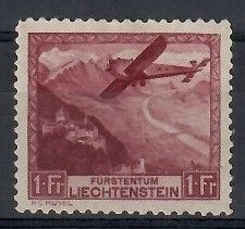 Znaczek Liechtenstein 1930