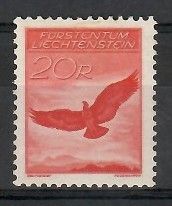 Znaczek Liechtenstein 1934