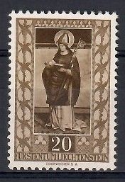 Znaczek Liechtenstein 1953