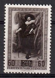 Znaczek Liechtenstein 1954