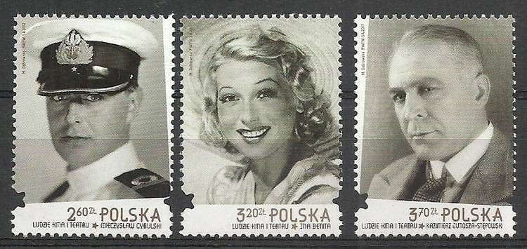Znaczek Polska 2017 Mi 4950-4952 Fi 4800-4802 Czyste **