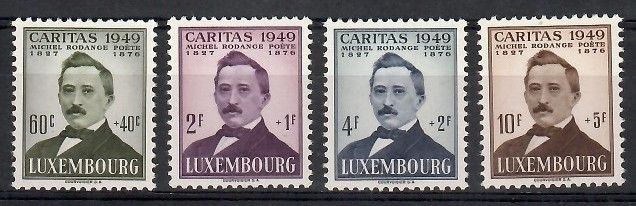 Znaczek Luksemburg 1949 Mi 464-467 Czyste **