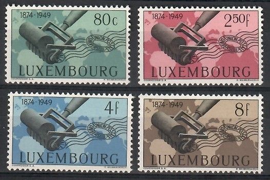 Znaczek Luksemburg 1949 Mi 460-463 Czyste **