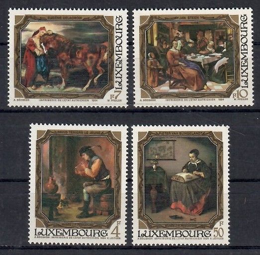 Znaczek Luksemburg 1984 Mi 1100-1103 Czyste **