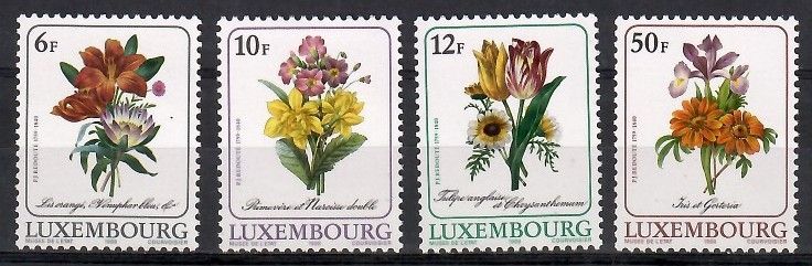 Znaczek Luksemburg 1988 Mi 1190-1193 Czyste **