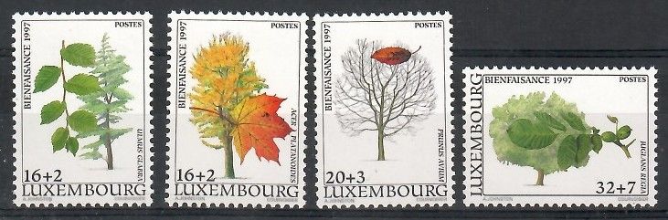 Znaczek Luksemburg 1997 Mi 1431-1434 Czyste **