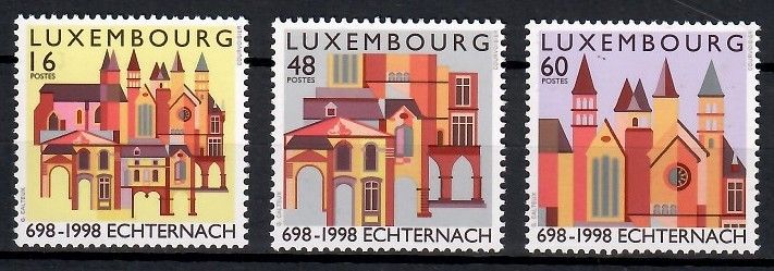 Znaczek Luksemburg 1998 Mi 1456-1458 Czyste **