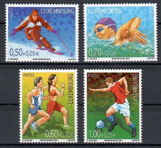 Znaczek Luksemburg 2004 Mi 1654-1657 Czyste **