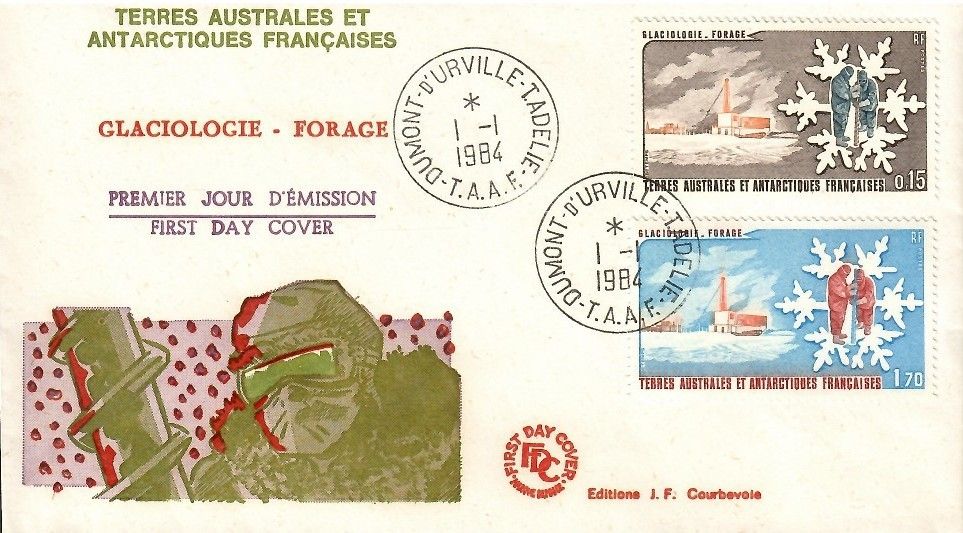 Znaczek TAAF 1984 Mi 182-183 FDC