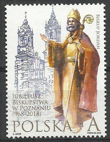 Znaczek Polska 2018 Mi 4997 Fi 4846 Czyste **