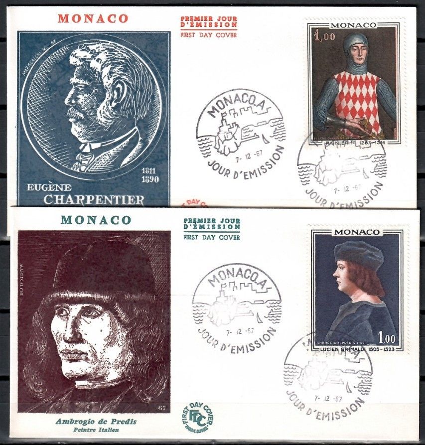 Znaczek Monako 1967