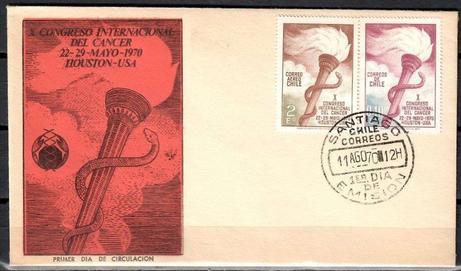 Znaczek Chile 1970
