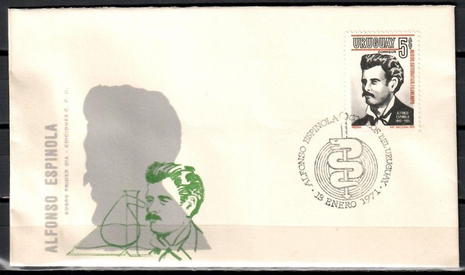Znaczek Urugwaj 1971 Mi 1195 FDC