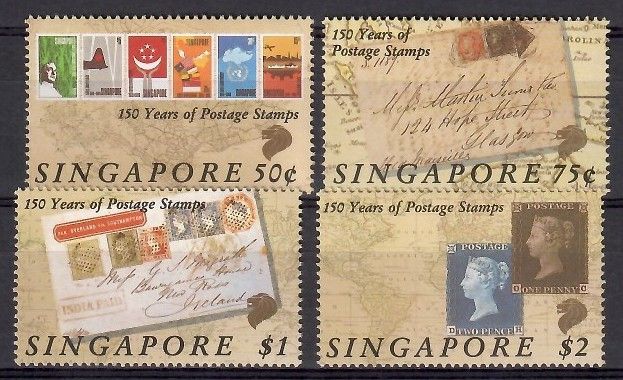 Znaczek Singapur 1990 Mi 594-597 Czyste **