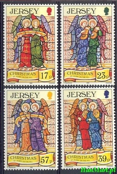 Znaczek Jersey 1993 Mi 635-638 Czyste **