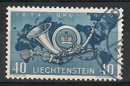Znaczek Liechtenstein 1950