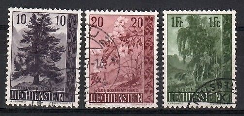 Znaczek Liechtenstein 1957