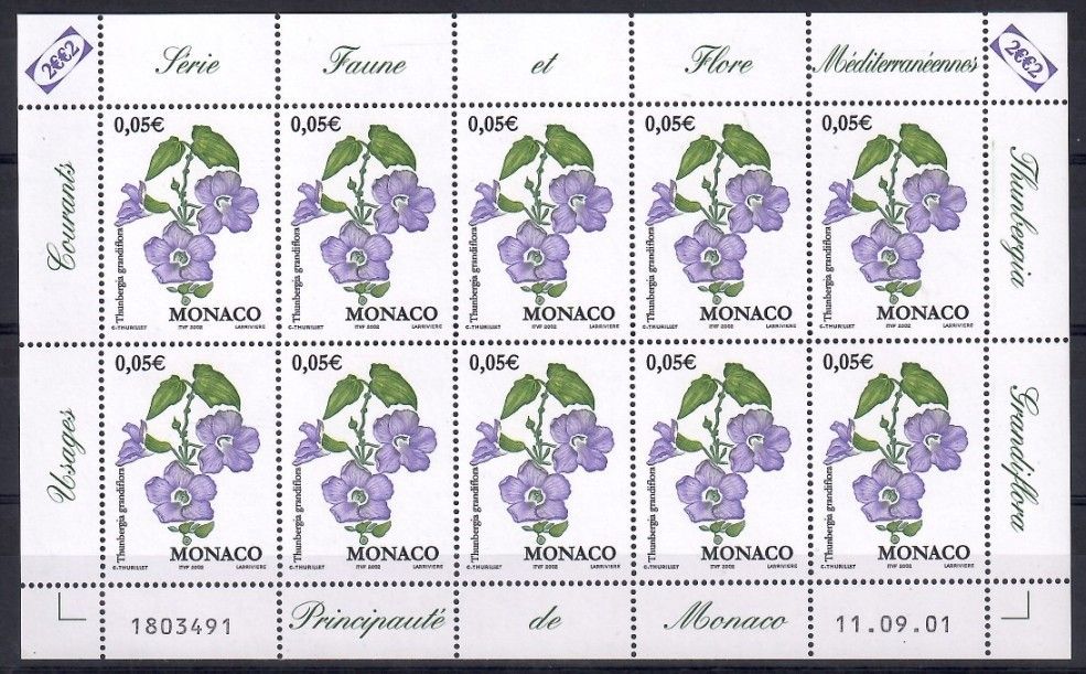 Znaczek Monako 2002