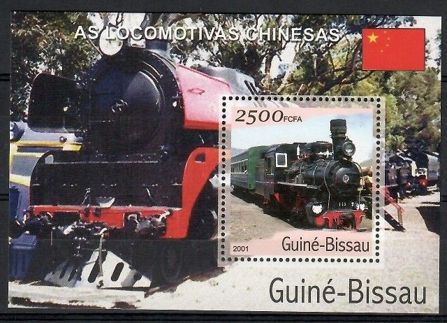 Znaczek Gwinea Bissau 2001 Mi bl360 Czyste **