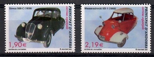 Znaczek Andora (hiszpańska) 2004 Mi 314-315 Czyste **