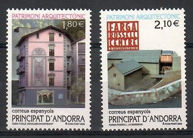 Znaczek Andora (hiszpańska) 2002 Mi 291-292 Czyste **