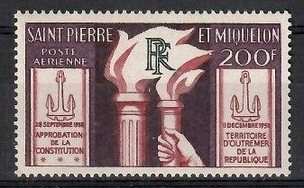 Znaczek Saint-Pierre i Miquelon 1959 Mi 392 Czyste **